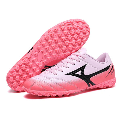 Men Football Boots Soccer Shoes Breathable Professional Turf Outdoor Non-slip Long Spikes Adult Ultralight Training Futsal
