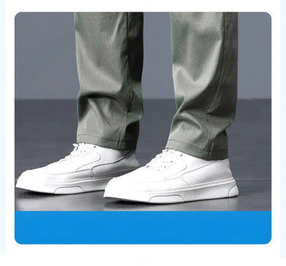 2025 Spring Thin Brand Men's Lyocell Pants Casual Business Straight Elastic Waist Comfortable Trousers Pants for Male