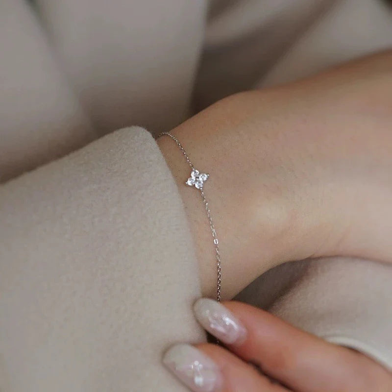 3mm D Color Excellent Cut Moissanite Bracelet for Women Simple Elegant Wedding Anniversary Jewelry Real Pure 925 Silver