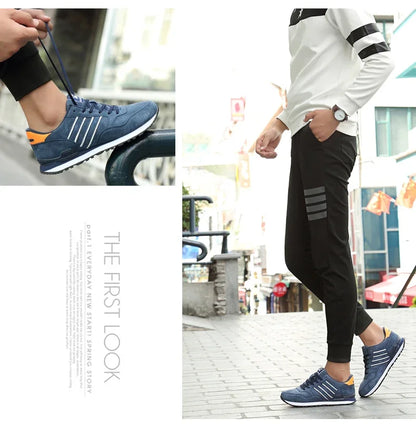 Tênis Feminino Sapatos Masculinos Botas Masculinas Casuais Leves com Cadarço Respiráveis para Exterior Zapatillas Hombre Tenis Para Hombre