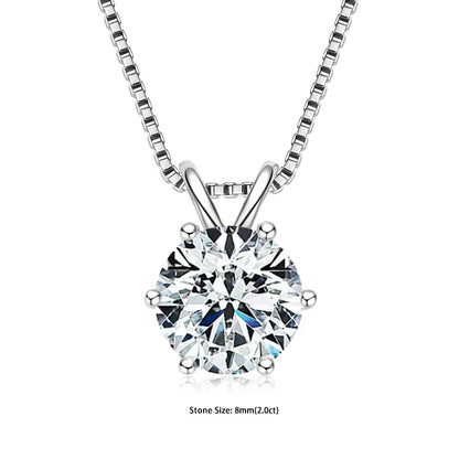 Pendant Necklaces S925 Sterling Silver Solitaire Necklace Chains For Women Jewellry Gifts