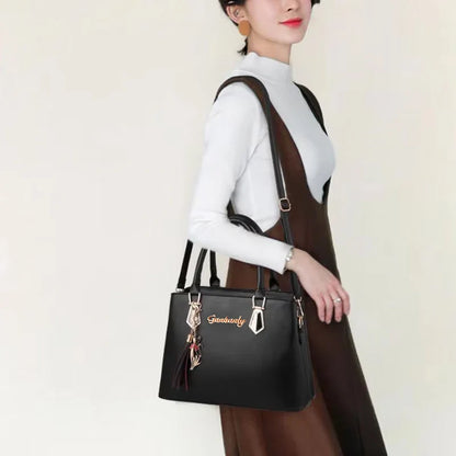 2pc/set Women Fashion Casual Totes, Luxury Handbags ,Designer Shoulder Bags, Crossbody Composite Bag Bolsos