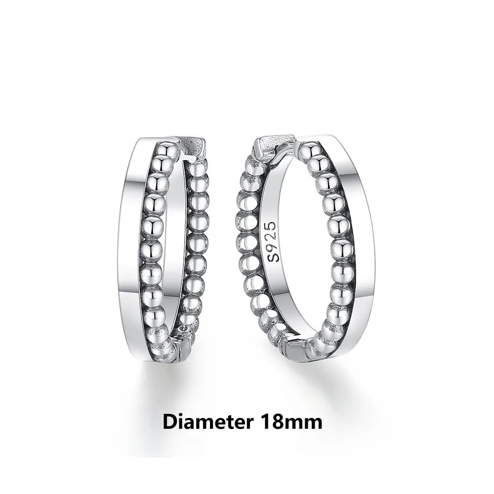 Original 925 Sterling Silver Earrings 2025 Stud Hoop Crystal Earings For Women Rose Gold Crown Heart Infinity Bee Earing Jewelry