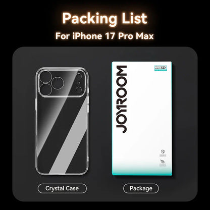 iPhone 17 16 15 Pro Max Case Lens Protection Anti-Yellow Case For iPhone 17 16 Pro Max Transparent Shockproof Cover