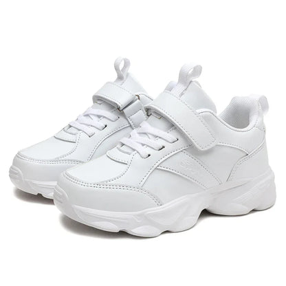 Children's Fashion Sports Shoes Breathable Student Black School Walking Shoes Anti-skid Boys& Girls Casual Running Sneaker