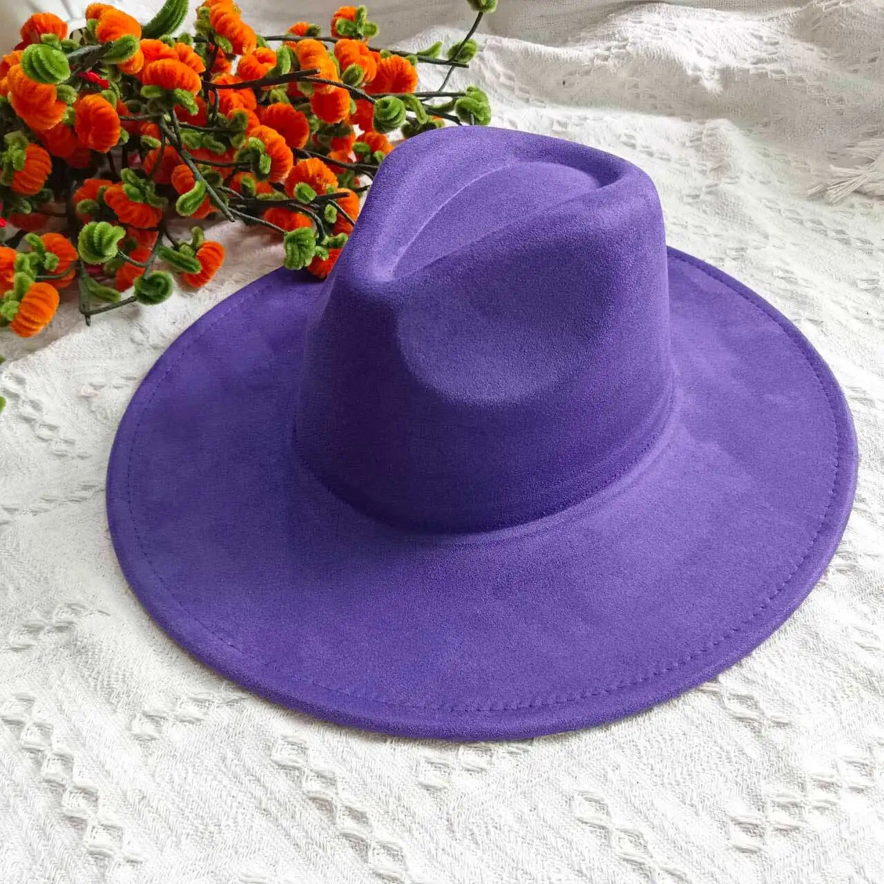 Hats Blank Hats for Burning Multicolor teardrop shaped Top 9.5cm Brim Unisex Jazz Hat Church Hat