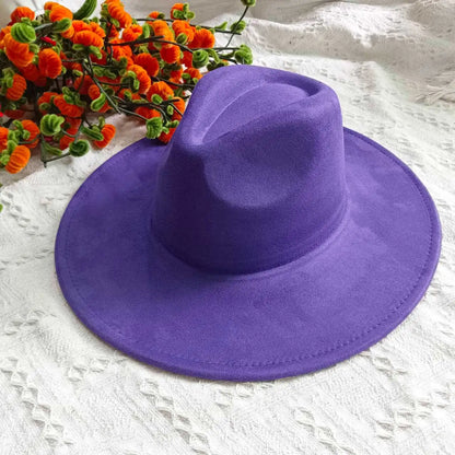 Hats Blank Hats for Burning Multicolor teardrop shaped Top 9.5cm Brim Unisex Jazz Hat Church Hat