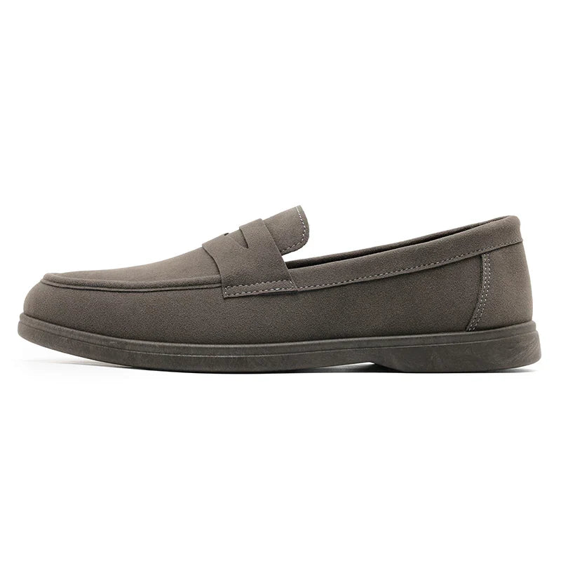 Men's Slip On Loafers Preppy Lightweight Breathable Comfort Outdoor Flats Non Slip Soft Sole Casual Daily Walking Shoes