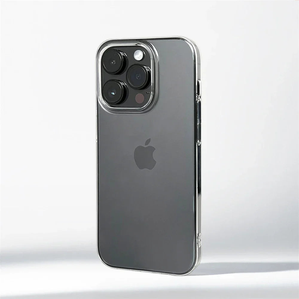 0.7 MM Ultra Thin Sand Blasting Frosted Matte Hard PC Case For iPhone 17 16 Pro Max 15 14 Plus 13 12 Simple Transparent HD Cover