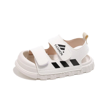 Kids Sandals Children Summer Beach Shoes for Boys Girls Toddlers Little Boy Sandals Fashion 2025 New Toes-covered Anti-kick Soft