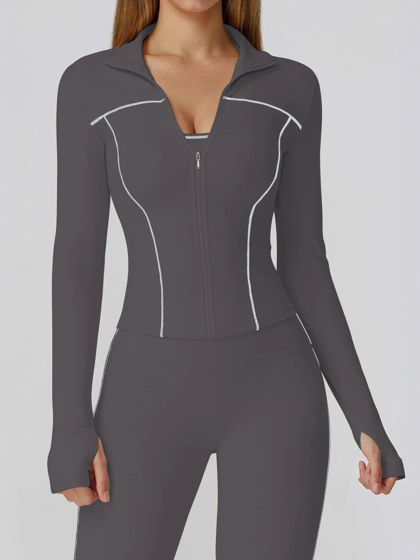 Yoga Set 2PCS Sports Outfits Women Clothes Fitness Tracksuit Gym Legging Workout Long Sleeved Female Bra Yoga Suit Sportswear