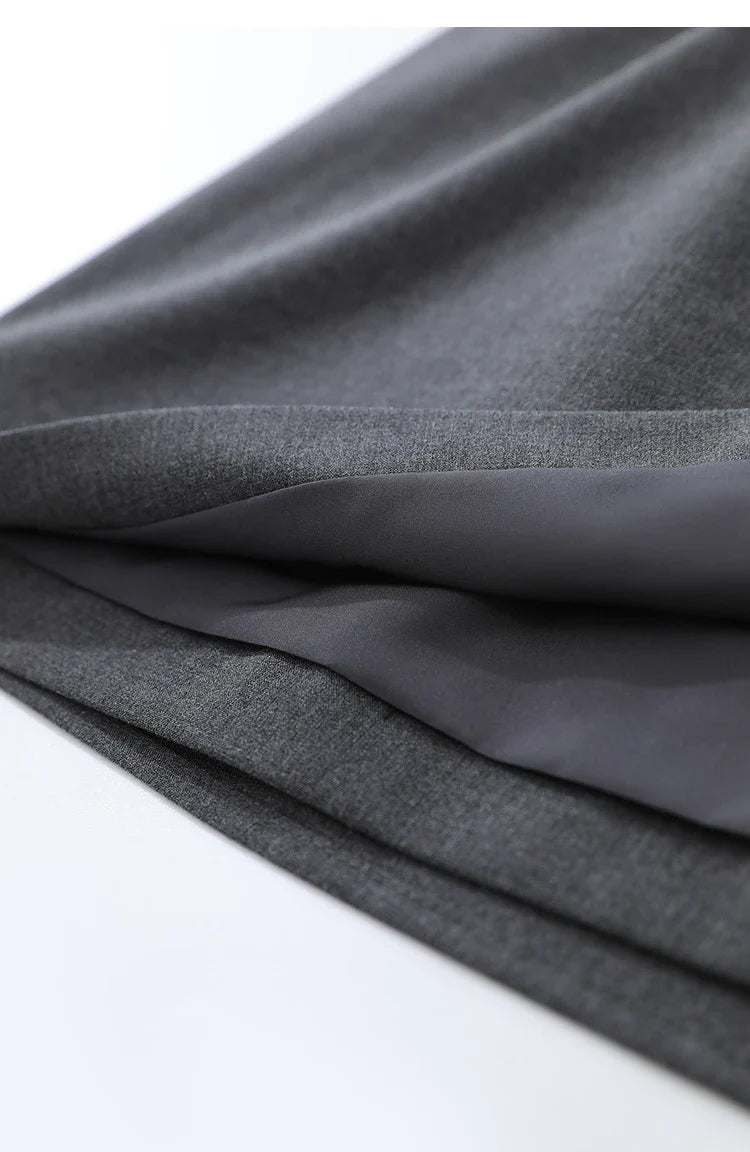 Mini Skirt 2026 Spring New Asymmetrical Pleated Short A-Line Skirt Commuter Solid Color Versatile Women's Clothing 12611004