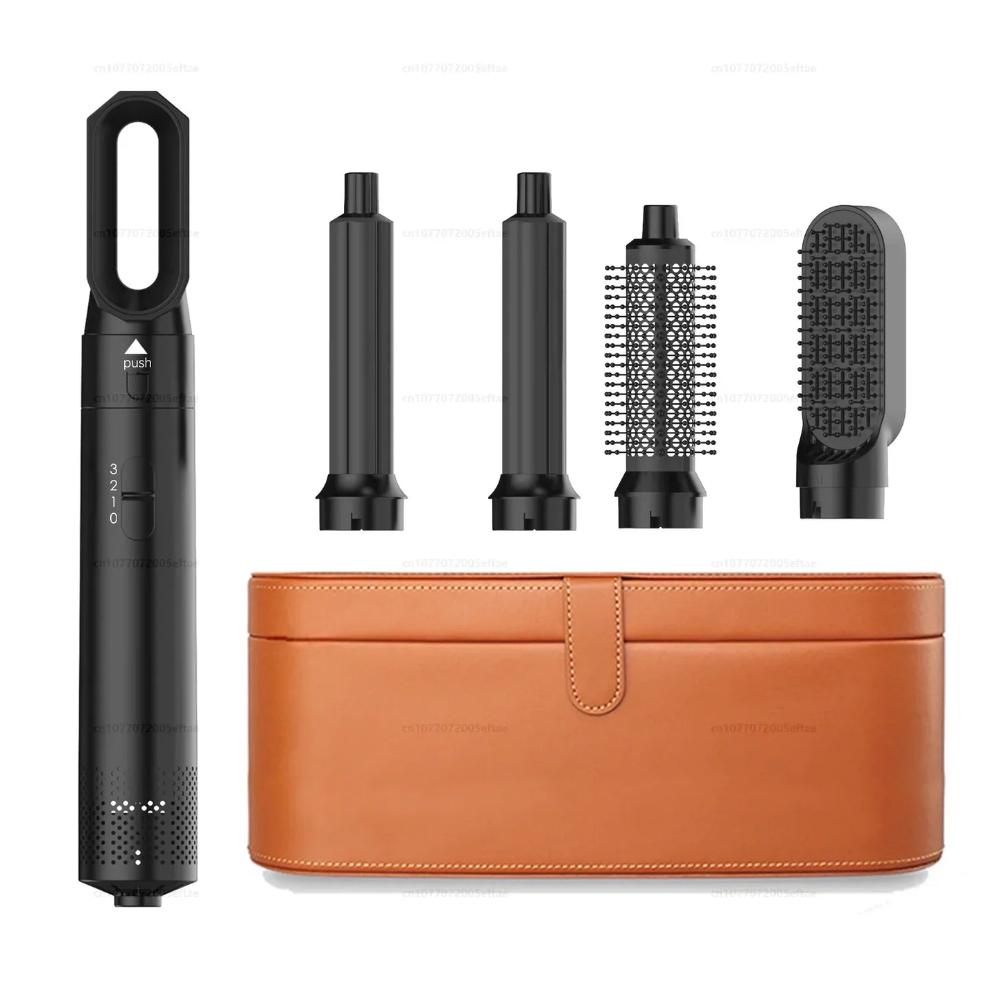 5 In 1 Hair Dryer Comb Set Professional Hot Air Styler For Hair Curling Straightening And Volumizing At Home