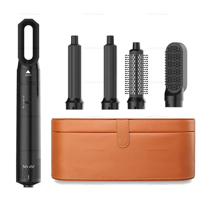 5 In 1 Hair Dryer Comb Set Professional Hot Air Styler For Hair Curling Straightening And Volumizing At Home