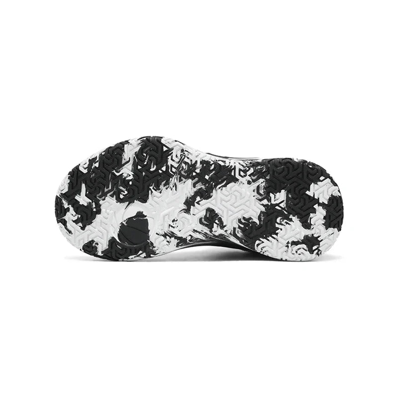 Children's basketball shoes boys' waterproof leather surface rotating buckle anti-slip and shock-absorbing student sports shoes