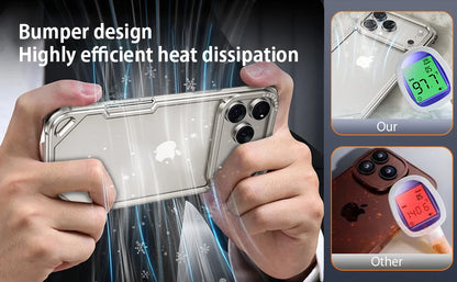 Case for iPhone 17 Pro Max 17 Air Magsafe Metal Shockproof Protective Phone Cover Aluminum Alloy Anti-Drop Shells