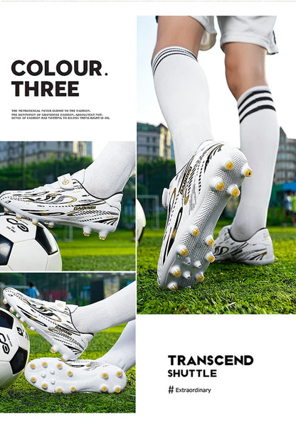Kids Professional Soccer Shoes Indoor Men Football Field Boots Original Football Shoes TF/AG Society Cleats Grass Training Fast
