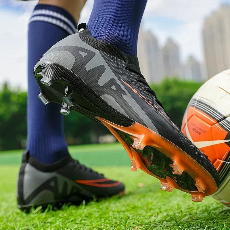 Men Soccer Shoes Unisex Football Boots Non-Slip Grass Outdoor Sports Shoes Breathable Training Sport Ultralight Drop Shipping