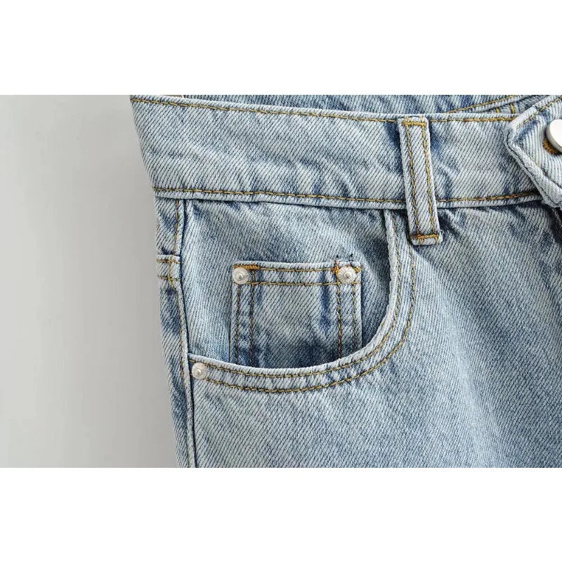 Women's High Waist Jeans Vintage Inspired Daily Uniform
