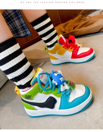Four Seasons New Kids Sneaker Mandarin Ducks Shoes Children Basketball Boys Sports Running Shoes for Girls Casual Board Shoes