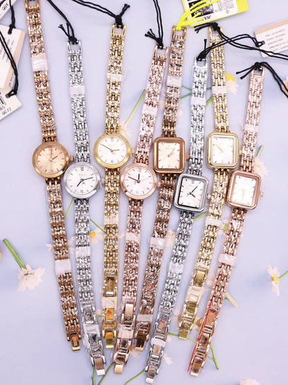 Top Julius Mini Lady Women's Watch Japan Quartz Elegant Fashion Hours Clock Dress Bracelet Chain School Girl's Birthday Gift