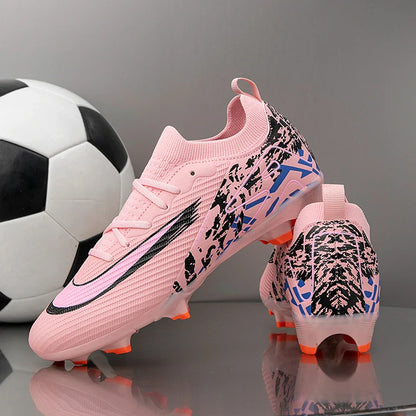 2025 Football Shoes Tiempo Legend 10 Elite FG Wear Resistant Shock Absorption Comfortable Anti-slip Round Head Long Spike