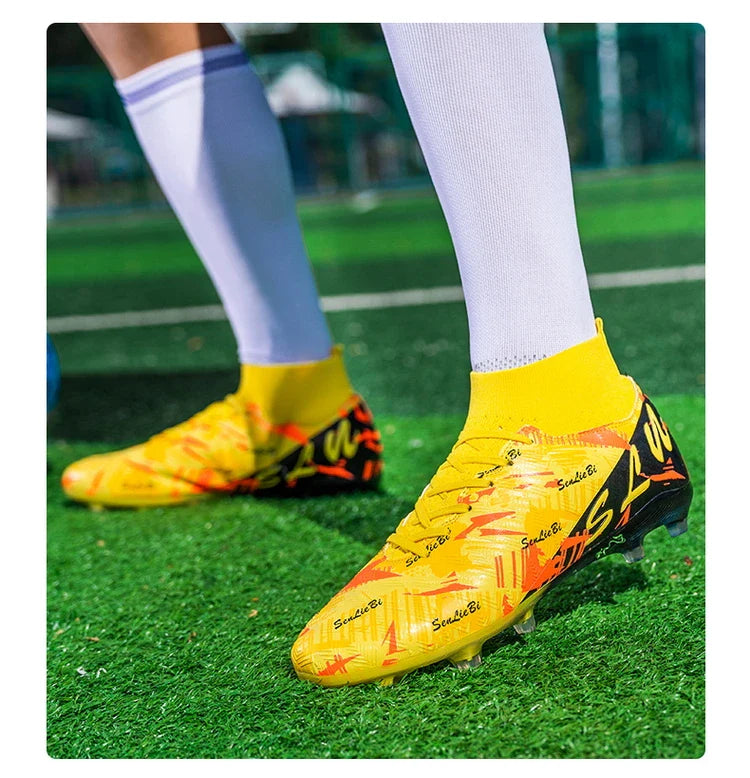 Professional Football Boots Men Soccer Shoes Society Football Cleats FG Lightweight Training Soccer Sneakers Outdoor Sports Shoe