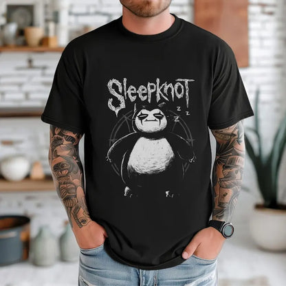 Funny Snorlax X Sleepknot Graphic Print Cotton T-shirt, Anime & Manga Gifts Men's Women's, Unisex Shirt Cotton Tee Summer Tops