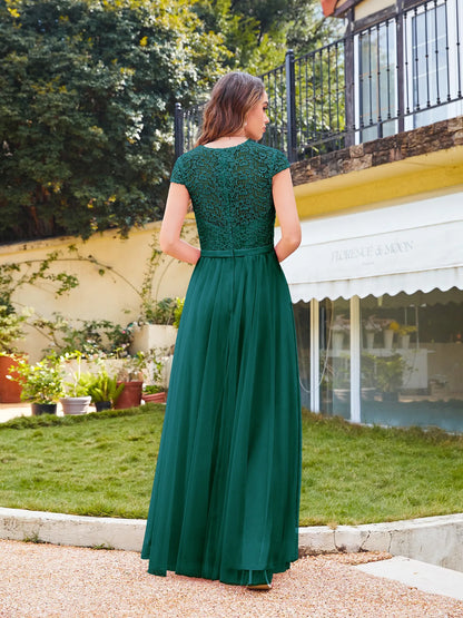 Pearl Pink Chiffon Lace Bridesmaid Dresses Sweetheart Long Evening Gowns With Sashes Formal Occasion Party Prom Vestido De Festa