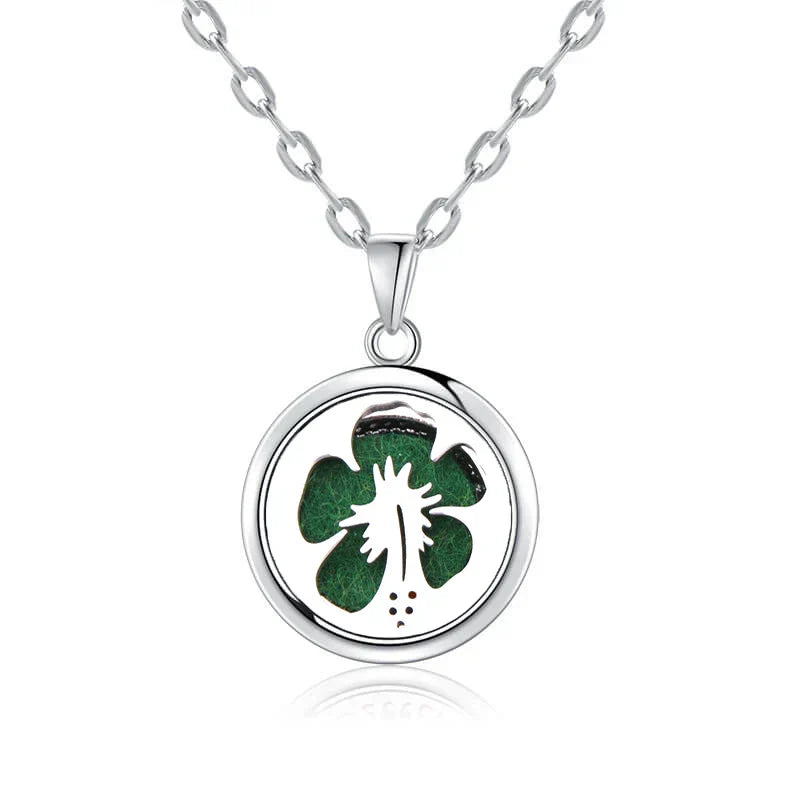 New Tree Of Life Aromatherapy Necklace Stainless Steel Essential Oil Diffuser Amulet Perfume Locket Pendant Women Jewelry Gift