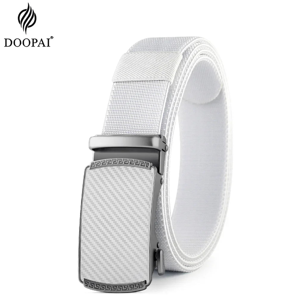 Men Elastic Belt Alloy Metal Automatic Buckle for Men Durable Tactical Belt Cowboy Outdoor Army Belt Hunting Women'S Belt Jeans