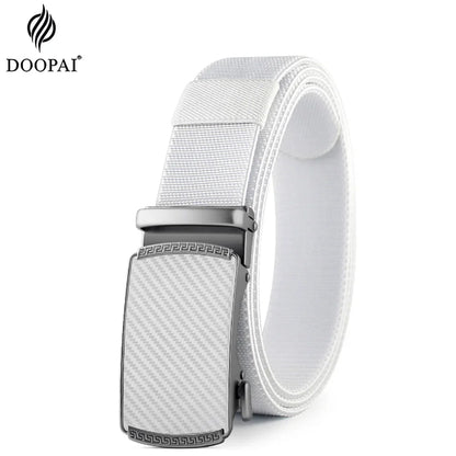 Men Elastic Belt Alloy Metal Automatic Buckle for Men Durable Tactical Belt Cowboy Outdoor Army Belt Hunting Women'S Belt Jeans