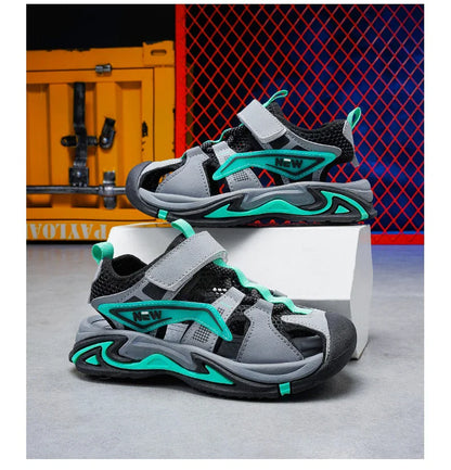 Boys' Toe-Protecting Sports Casual Shoes and Sandals