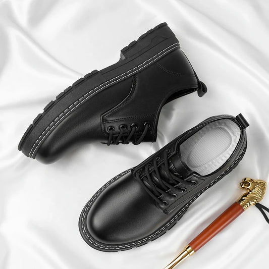 2026 men's new business casual sports shoes are versatile, comfortable, trendy, fashionable, plus size formal shoes, leather sho