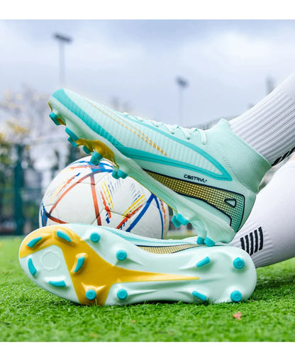 New Men Soccer Shoes Cleats Football Boots Professional Women Unisex Ultralight Match Grass Futsal High-quality TF/FG Sneakers
