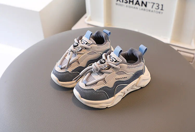 Children's Sneakers Spring Autumn Mesh Breathable School Running Sports Shoes for Boy Girl Causal Fashion Kids Basketball Shoes