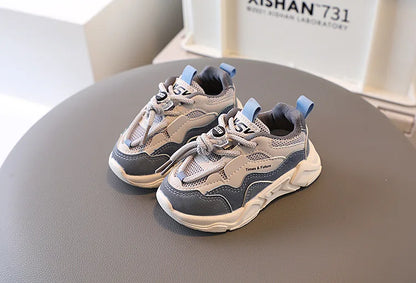 Children's Sneakers Spring Autumn Mesh Breathable School Running Sports Shoes for Boy Girl Causal Fashion Kids Basketball Shoes