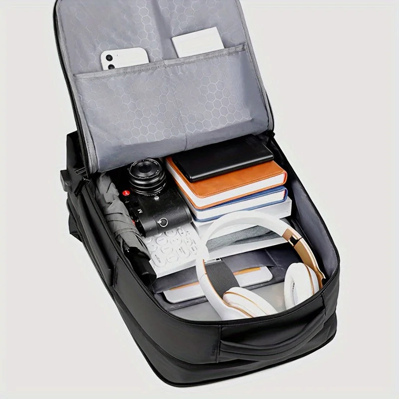 Large Capacity Business Backpack for Men, Fashionable College Student Backpack, Laptop Multifunctional Computer Bag