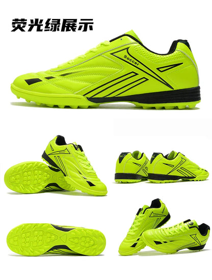 Hot Sale Youth Long Nail Soccer Shoes Children Students Large Size Broken Nail Soccer Shoes Unisex Training Shoes 35-45#