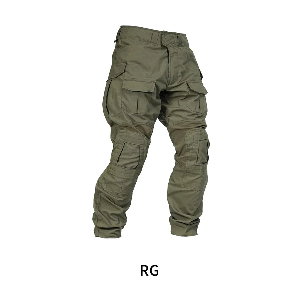 Tactical G3 Pants Cargo Combat Pants With Knee Pads Tactical Trousers Cotton Polyster Hiking Hunting Paintball Outdoor Sports