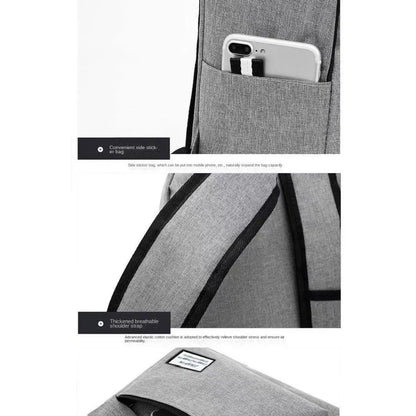 Trendy Men's Minimalist Backpack Versatile Backpack Large Capacity Student Backpack Computer Travel Bag Washable  Backpack