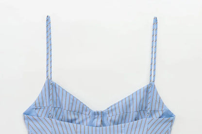 Women's Fashion Pleated Poplin Tank Top V-Neck Adjustable Spaghetti Straps Button-Up Camisole Female Sexy Fashion Clothing
