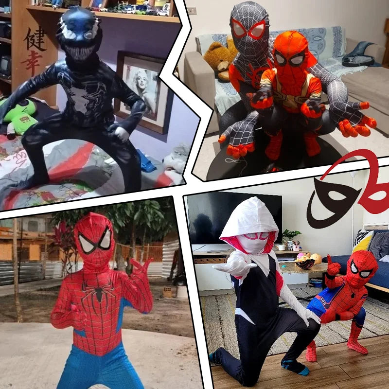 Halloween Kids Costumes Superhero Animal Cosplay Outfits, Breathable Safe Material for Party Dress-Up, Unisex Boy Girl Toddler