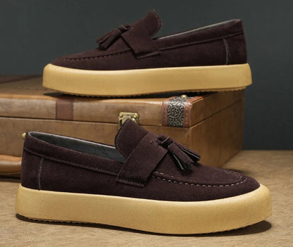 New autumn men's bean shoes British style loafers fashionable men's casual single shoes