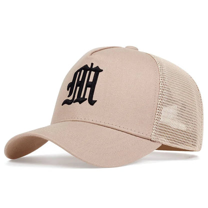 New Fashion Letter Baseball Cap Women Men Breathable Hip Hop Hats Summer Casual Mesh Caps Unisex cotton Snapback Caps gorras