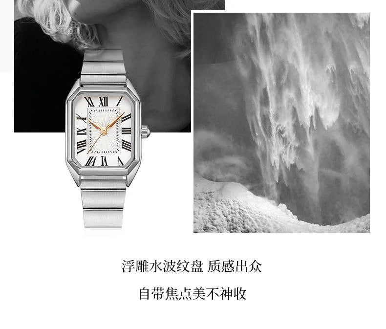 Luxury Women Quartz Watch Casual Fashion  Stainless Steel Strap Wristwatch Relojes Para Mujer Ladies Gifts