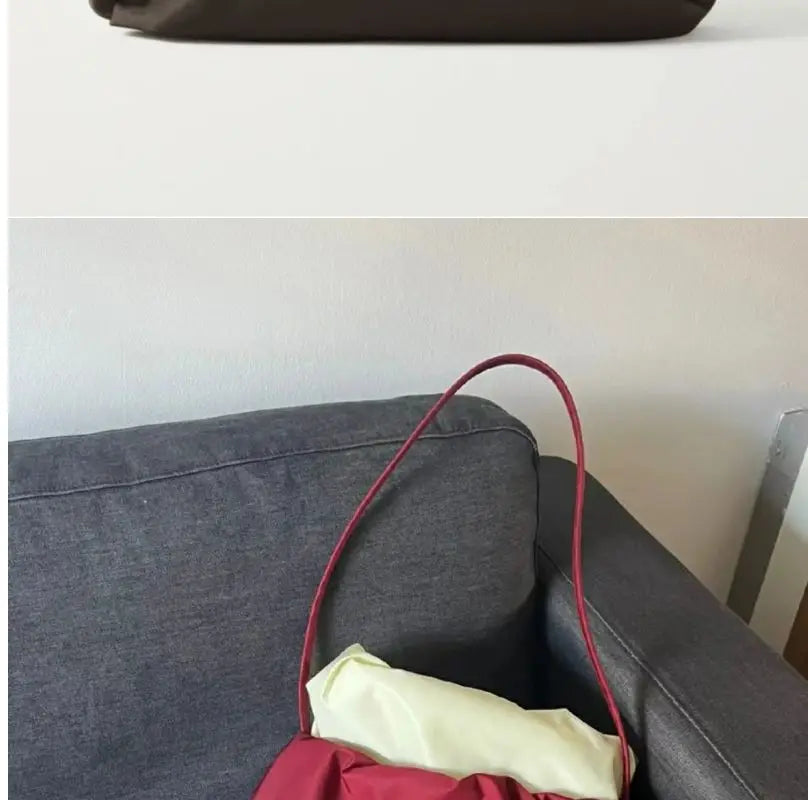 Women Bags 2025 New Nylon Korean Fashion Spring Cloud Shaped Shoulder Bag Handbag High-Capacity