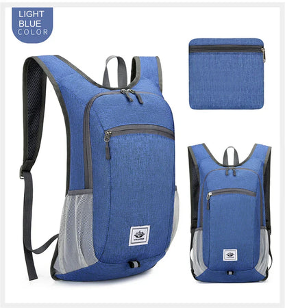 Portable Foldable Backpack,Men Women Ultralight Folding Bag,Outdoor Climbing Cycling Hiking  Knapsack Travel Daypack