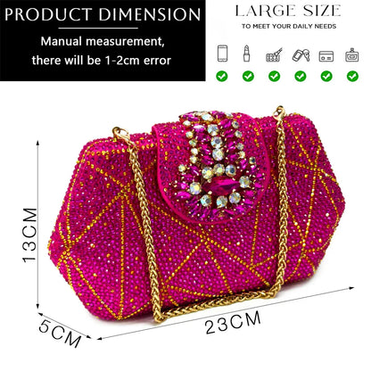 Pointed-Toe Rhinestone Pumps African Ladies Italian Shoe and Bag Set Designer