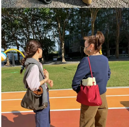 Women Bags 2025 New Nylon Korean Fashion Spring Cloud Shaped Shoulder Bag Handbag High-Capacity
